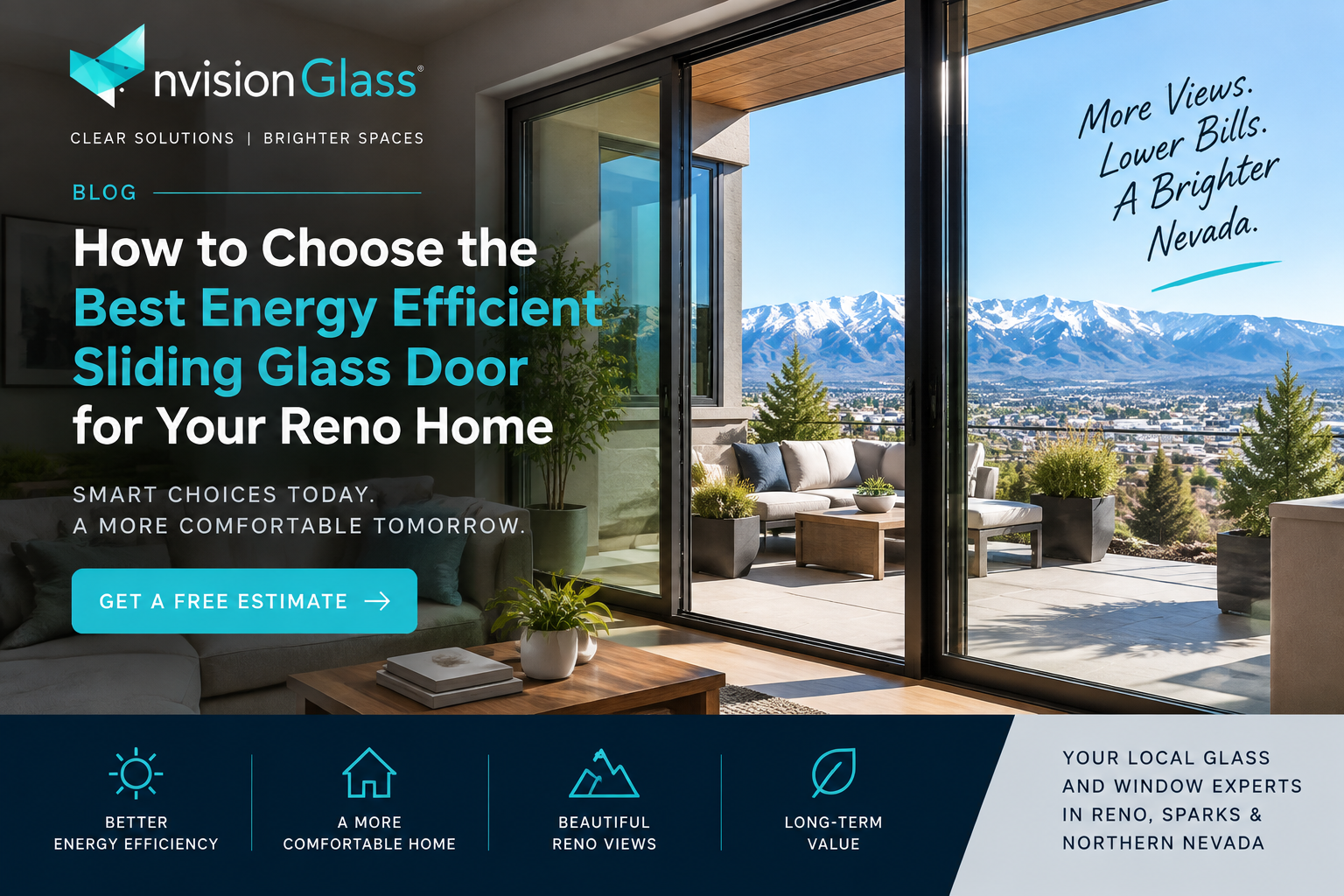 How to Choose the Best Energy Efficient Sliding Glass Door for Your Reno Home